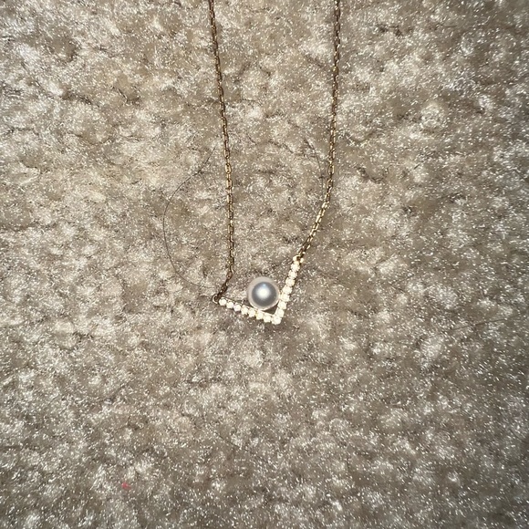 Swarovski rose gold pearl necklace - Picture 2 of 3